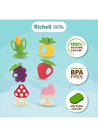 Gặm nướu silicone cho bé Richell Nhật Bản | Baby