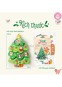 Cây Thông Noel Treo Tường 3D LalaXmas Tree - Đồ Chơi Thủ Công Cho Bé Lalala Baby