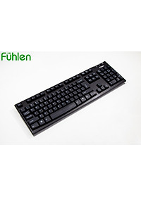 Bàn phím không dây Gaming/ Văn phòng Fuhlen L411w- Tuổi thọ 20 triệu lần nhấn, BH 2 năm,Tặng kèm pin- Hàng chính hãng