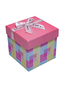 Hộp quà Vuông Phượng Hoàng V017 - 10 x 10 x 10 cm - Giao mẫu ngẫu nhiên
