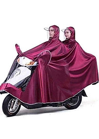 Áo mưa phản quang 2 đầu có kính che mặt bọc gương