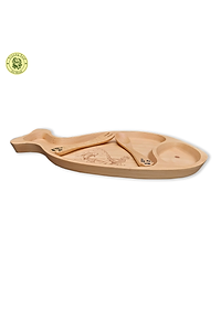 Khay Ăn Cho Em Bé Hình Con Cá Bằng Gỗ Beech - Đồ Gỗ Nhà Bếp Thương Hiệu Trường Sơn