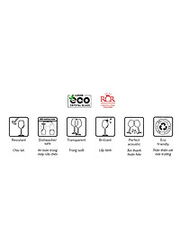 Ly Thuỷ Tinh Pha Lê Ý RCR – Melodia Dof Tumbler 340ml