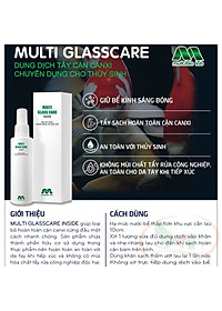 Tẩy cặn canxi Multi Glass Care Inside vệ sinh hồ cặn bám kính bể cá tép thủy sinh