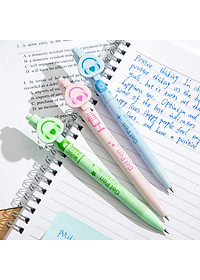 [Sơn Tùng M-TP Collection] Bút Bi Nước Mực Gel Bấm Ngòi 0.5 Nhanh Khô Siêu Mướt Nhiều Mực BST Limited Deli - Viết Bi Học Sinh Văn Phòng - EG17-BL