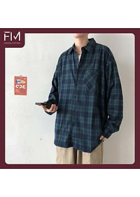 Áo sơ mi nam dài tay form rộng kẻ sọc caro cổ bẻ phong cách Hàn Quốc – FORMEN SHOP – FMTTB013