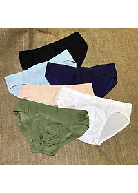 Quần lót nam thun lạnh không đường may, sịp nam tam giác cao cấp chất liệu thoáng mát, mềm mịn QLW606