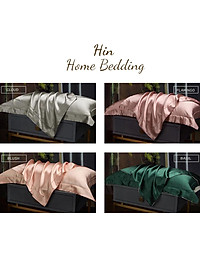 Vỏ Áo Gối Nằm Lụa 50x70cm Hin Home Bedding Mẫu 1