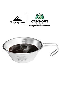Đồ cắm trại bát nước Campingmoon campoutvn kiêm chén đựng đồ ăn nước chấm du lịch dã ngoại nấu ăn nhỏ gọn tay cầm chống nóng A080