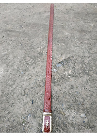 Thắt lưng da cá sấu LIỀN NGUYÊN TẤM. Không có vảy rất dễ sử dụng