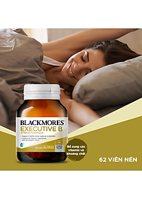 Viên Uống Giảm Căng Thẳng Hỗ Trợ An Thần Blackmores Executive B Stress Formula Lọ 62 Viên