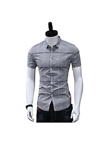 Áo Sơ Mi Nam Ngắn Tay Caro Thời Trang Cao Cấp PONIVA Chất Vải Cao Cấp Mềm Mại Thấm Hút Mồ Hôi Tốt