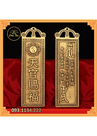 Thẻ Kim Bài đồng cao cấp trấn trạch - Đồng vàng