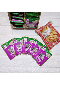 Pate Cho Mèo Lớn, Pate Whiskas Adult Cá Ngừ Cho Mèo Túi 12 Gói x 80g