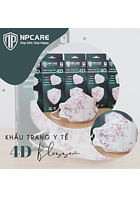 Khẩu trang y tế 4D NPCARE Blossom (H/10c)