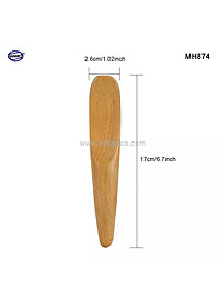 COMBO 2 Cây Cạo Gió (MH874) Day ấn huyệt bằng gỗ thơm - Giúp đả thông kinh mạch và lưu thông khí huyết