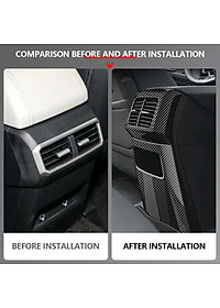 Ốp Cửa Gió Điều Hòa Sau Kia Sportage NQ5 (2022-2024) Vân Carbon Cao Cấp Chống Trầy Xước Bụi Bẩn