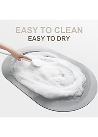 Thảm chùi chân siêu thấm hút nước 3 giây  cho phòng tắm, phòng bếp, dễ dàng vệ sinh, nhanh khô vệ sinh nhà cửa an toàn với da.