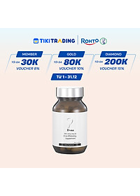 Viên uống sáng da glutathione D-na Whitening Supplement (60 Viên)