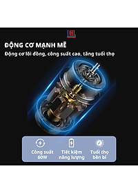 Quạt đứng điện tử có điều khiễn từ xa, hẹn giờ Mitomo FCE-60AEV, công suất 60W, động cơ dây đồng - Bảo hành 2 năm hàng chính hãng