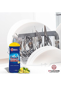 Nước làm bóng Finish 800ml hương chanh dành cho máy rửa bát 