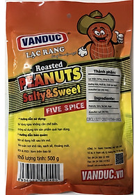Lạc rang húng lìu mặn, ngọt Vạn Đức 500g