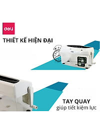 Máy Hủy Tài Liệu Mini Deli Chính Hãng Nhỏ Gọn, Dễ Dàng Sử Dụng - Phù Hợp Cho Văn Phòng, Doanh Nghiệp, Gia Đình - 9935