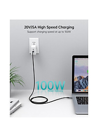 Cáp Sạc Choetech XCC-1002  Nhanh 100W Type C to Type C Dài 1.8M (Hàng chính hãng)