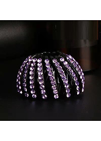 Kẹp búi tóc Hàn Quốc đính đá cao cấp sang trọng - cặp tóc tổ chim đính đá sang trọng ( giao màu ngẫu nhiên như hình )