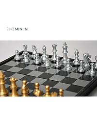 Bộ Cờ Vua Nam Châm Cao Cấp Chính Hãng- Kích Thích Phát Triển Trí Não, Thể Thao Trí Tuệ,  3 Kích thước - MINIIN