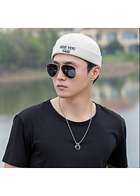 Mũ Tròn Miki Thêu Chữ SEE YOU K007_PY, Nón Tròn Thêu Phong Cách Đơn Giản. Mũ Tròn Cool Ngầu. Nam Nữ Mang Đều Đẹp