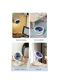 Xiaomi Quạt Trần mini Sạc Cổng USB Có Đèn LED Tiện Dụng Và Bền-Hàng nhập khẩu
