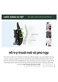 Tựa Lưng Ghế Văn Phòng Công Thái Học Đệm Tựa Lưng Văn Phòng