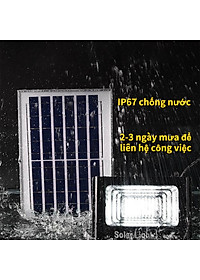 Đèn năng lượng mặt trời 100W 200W 300W 400W  đèn  chống nước,Ánh sáng sân vườn năng lượng mặt trời LED Đèn năng lượng mặt trời với chỉ báo pin