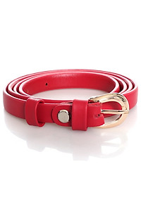 Bộ Thắt Lưng Và Ví Nữ Da Bò Huy Hoàng HT5111-HT3121 (Đỏ)