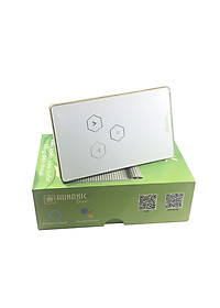 Công tắc cửa cuốn thông minh HUNONIC DOOR - Điều khiển từ xa bằng điện thoại - Mặt kính màu trắng - Cơ Điện Shop