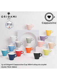 Ly sứ Origami Cappuccino Cup 180ml uống trà cà phê