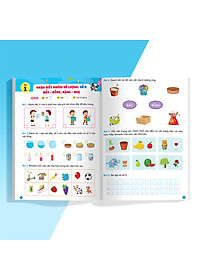 Sách Phiếu Luyện Toán Tư Duy Cùng Gấu Kiki 1. Nhận Biết Nhóm Số Lượng