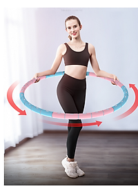 Vòng Lắc Eo Giảm Mỡ Bụng Ống Thép Bọc Mút Xốp - Tùy Chỉnh Độ Nặng - Chính Hãng miDoctor