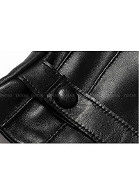 Găng tay nam da cừu cao cấp BHY5333 Lót lông giữ ấm, cảm ứng điện thoại, chống nước