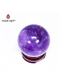 Quả cầu đá thạch anh tím mệnh hỏa. thổ - Ngọc Quý Gemstones