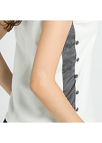 Áo Phông Nữ Áo Sát Nách Thời trang thiết kế HIty TOP084 (Trắng Kim Cương)