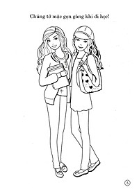 Barbie Xinh Đẹp 3 (Sách Tô Màu Có Hình Dán)