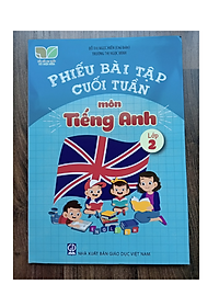 Sách - Combo Phiếu bài tập cuối tuần môn Toán - Tiếng Việt - Tiếng Anh lớp 2 (Kết nối tri thức)