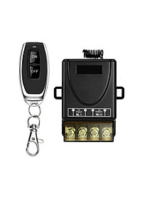 Công tắc điều khiển từ xa 100M xuyên tường công suất lớn 30A (3000W)/ điện áp 110-220V (Đen)