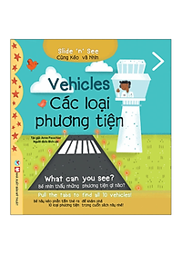 Combo: (Bộ 4 Cuốn): Cùng Kéo Và Nhìn (Sách Song Ngữ Có Tương Tác): Ở Nhà + Các Phương Tiện + Từ Trái Nghĩa + Các Loại Động Vật