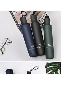 Ô Dù Chống Tia UV Chống Nắng Che Mưa Và Thanh Đỡ Bằng Hợp Kim Nhôm - Gấp Gọn Dễ Dàng- Hàng Chính Hãng MINIIN