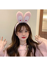Cài tóc tai thỏ trắng cài tóc thời trang cài tóc làm đẹp cài tóc live stream cài tóc sang trọng