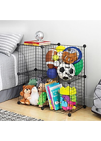 Tủ lưới thép lắp ghép đa năng 4 ô (76x76x37cm)