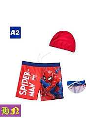 - Quần bơi bé trai siêu nhân từ 10-39kg - Vải polyester co giãn tốt-HN.Store115
